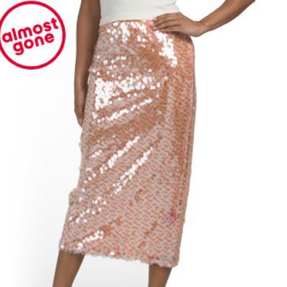TOCCIN mermaid sequin skirt NWT